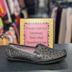 Taos Laser Cut Leather Laofers